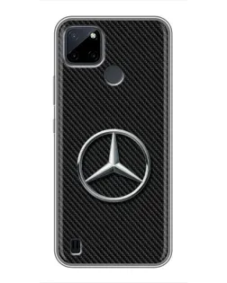 Чехол для Realme C25Y с картинкой «Карбоновый Mercedes стиль» Чехол для Realme C25Y с картинкой «Карбоновый Mercedes стиль»
