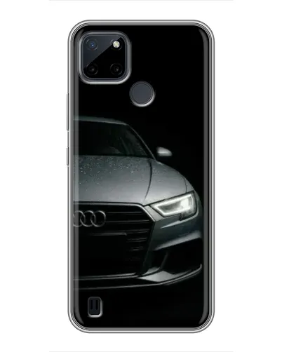 Чехол для Realme C25Y с картинкой «Audi — детализация кузова»