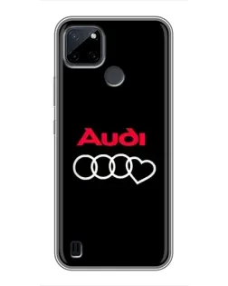Чехол для Realme C25Y с картинкой «Логотип Audi Heart» Чехол для Realme C25Y с картинкой «Логотип Audi Heart»