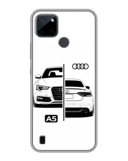 Чехол для Realme C25Y с картинкой «Audi — контрастный дизайн» Чехол для Realme C25Y с картинкой «Audi — контрастный дизайн»