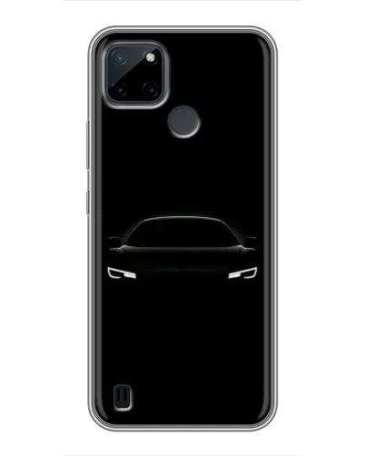 Чехол для Realme C25Y с картинкой «Взгляд Audi в темноте»