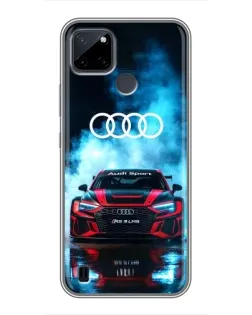 Чехол для Realme C25Y с картинкой «Audi Sport — неон» Чехол для Realme C25Y с картинкой «Audi Sport — неон»