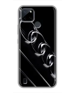 Чехол для Realme C25Y с картинкой «Audi — абстрактные кольца» Чехол для Realme C25Y с картинкой «Audi — абстрактные кольца»