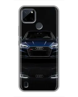 Чехол для Realme C25Y с картинкой «Audi — ночное отражение» Чехол для Realme C25Y с картинкой «Audi — ночное отражение»