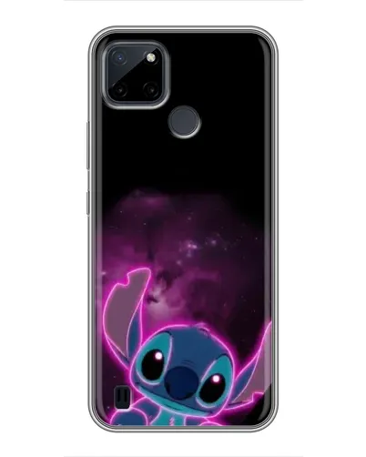Чехол для Realme C25Y с картинкой «Неоновый Stitch»