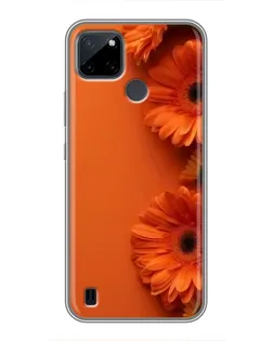 Чехол для Realme C25Y с картинкой «Оранжевые герберы» Чехол для Realme C25Y с картинкой «Оранжевые герберы»