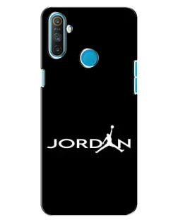 Чохол для Realme C3 з картинкою «Jordan White Logo»