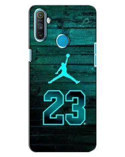 Чохол для Realme C3 з картинкою «Jordan Cyan 23»
