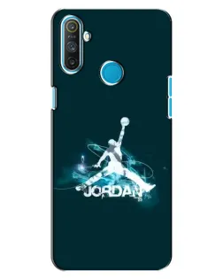 Чохол для Realme C3 з картинкою «Jordan Blue Fire»