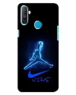 Чохол для Realme C3 з картинкою «Jordan Neon Blue»