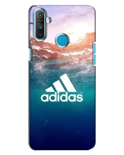 Чехол для Realme C3 с картинкой «Океанская глубина адидас»