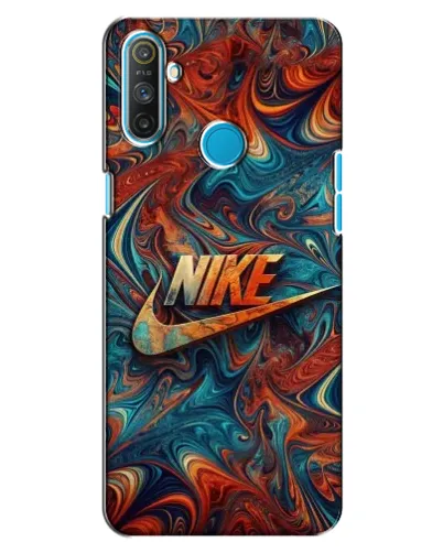 Чохол для Realme C3 з картинкою «Nike в абстракції»
