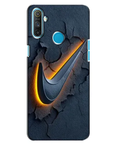 Чохол для Realme C3 з картинкою «Об'ємний логотип Найк»