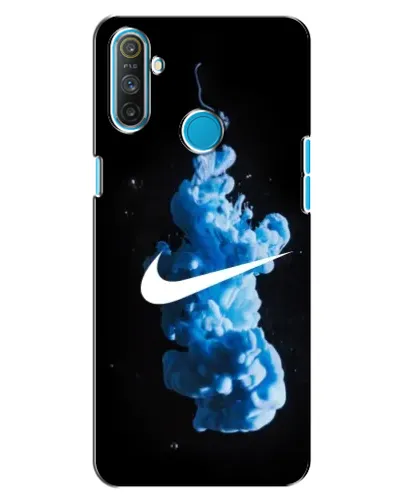 Чохол для Realme C3 з картинкою «Nike та синій дим»