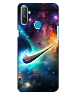 Чохол для Realme C3 з картинкою «Космічний Nike Swoosh» Чохол для Realme C3 з картинкою «Космічний Nike Swoosh»