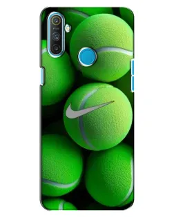 Чохол для Realme C3 з картинкою «Тенісні м'ячі Найк» Чохол для Realme C3 з картинкою «Тенісні м'ячі Найк»