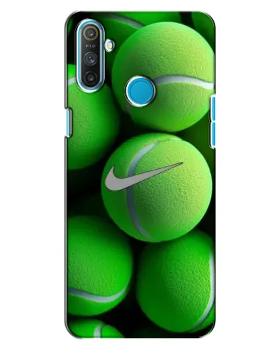 Чохол для Realme C3 з картинкою «Тенісні м'ячі Найк»