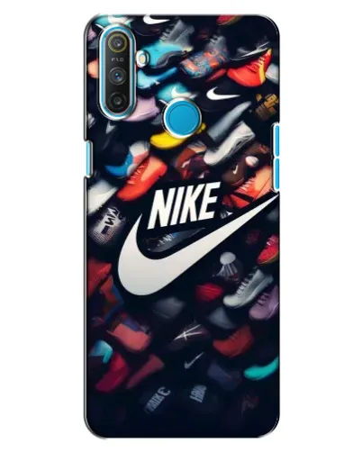 Чохол для Realme C3 з картинкою «Колекція кросівок Nike»
