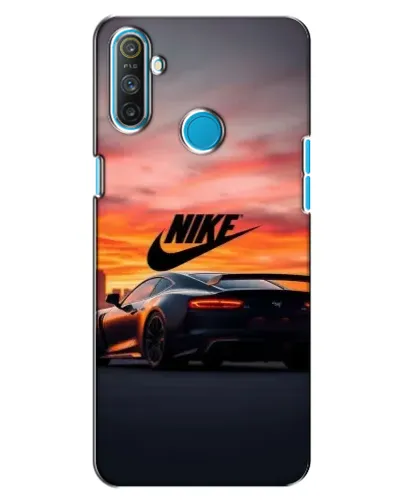 Чохол для Realme C3 з картинкою «Nike та суперкар»