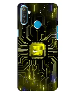 Чохол для Realme C3 з картинкою «Nike — золота іскра» Чохол для Realme C3 з картинкою «Nike — золота іскра»