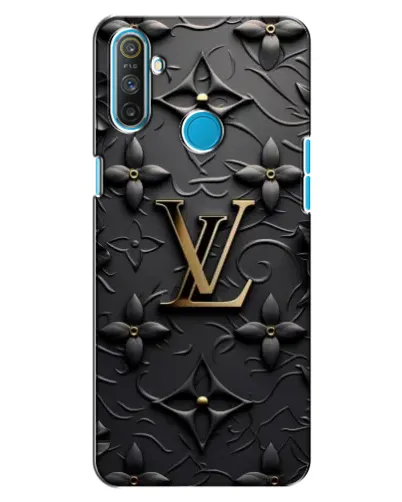 Чехол для Realme C3 с картинкой «Кожаная текстура LV»