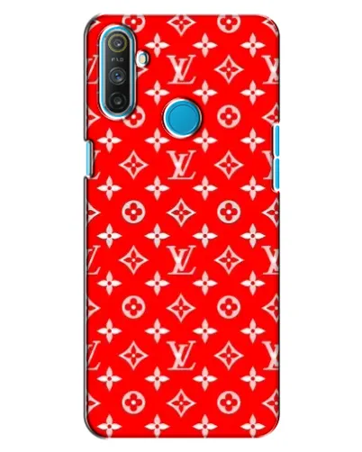 Чехол для Realme C3 с картинкой «Яркий паттерн LV»