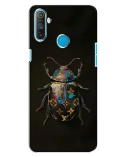 Чехол для Realme C3 с картинкой «LV — мраморный принт»