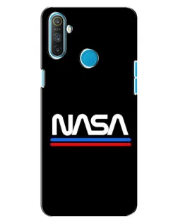 Чохол для Realme C3 з картинкою «NASA — класика Red Blue» Чохол для Realme C3 з картинкою «NASA — класика Red Blue»
