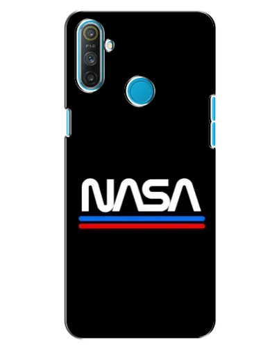 Чехол для Realme C3 с картинкой «NASA — классика Red Blue» Чехол для Realme C3 с картинкой «NASA — классика Red Blue»
