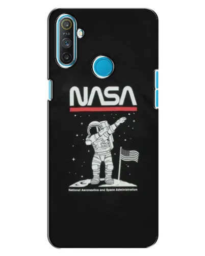 Чехол для Realme C3 с картинкой «NASA — шагаем по Луне» Чехол для Realme C3 с картинкой «NASA — шагаем по Луне»