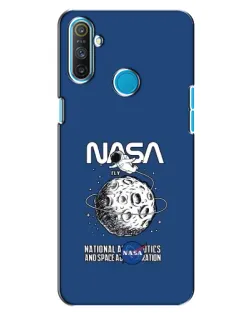 Чохол для Realme C3 з картинкою «NASA — місячна місія» Чохол для Realme C3 з картинкою «NASA — місячна місія»
