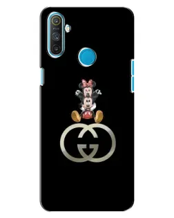 Чохол для Realme C3 з картинкою «Мінні Маус на лого»