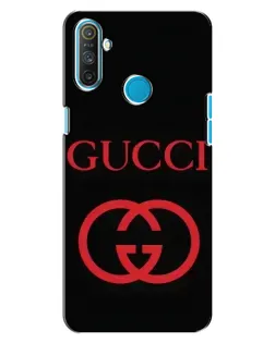 Чохол для Realme C3 з картинкою «Gucci — червоний логотип»
