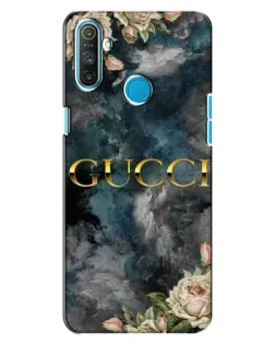 Чохол для Realme C3 з картинкою «Абстрактні квіти Gucci»
