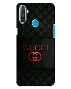 Чохол для Realme C3 з картинкою «Gucci — стьобаний чорний»