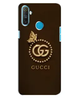 Чохол для Realme C3 з картинкою «Gucci — золотий метелик»