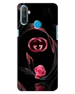Чохол для Realme C3 з картинкою «Gucci — неонова троянда»