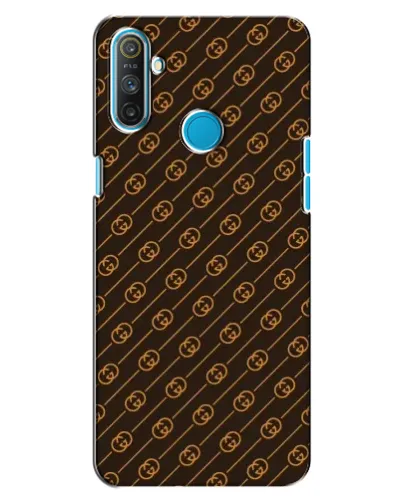 Чехол для Realme C3 с картинкой «Gucci — золотые диагонали» Чехол для Realme C3 с картинкой «Gucci — золотые диагонали»