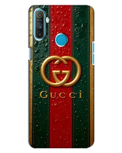 Чехол для Realme C3 с картинкой «Gucci — фирменная полоса и золото» Чехол для Realme C3 с картинкой «Gucci — фирменная полоса и золото»