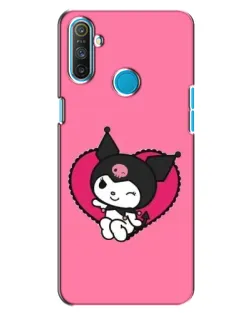 Чохол для Realme C3 з картинкою «Kuromi — любов у серці»