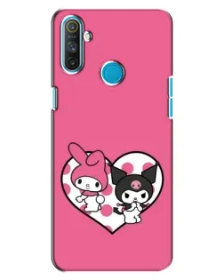 Чохол для Realme C3 з картинкою «Kuromi та My Melody»