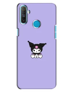 Чохол для Realme C3 з картинкою «Kuromi — фіолетовий мінімалізм»