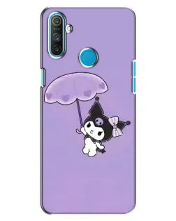 Чохол для Realme C3 з картинкою «Kuromi з парасолькою»