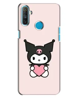 Чохол для Realme C3 з картинкою «Kuromi та серце»