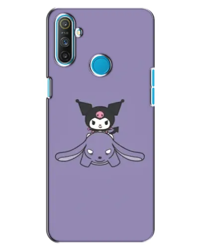 Чехол для Realme C3 с картинкой «Kuromi на лиловом фоне» Чехол для Realme C3 с картинкой «Kuromi на лиловом фоне»
