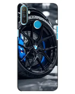 Чохол для Realme C3 з картинкою «Колесо BMW зблизька»