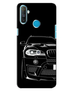 Чохол для Realme C3 з картинкою «Темний силует BMW»