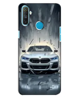Чохол для Realme C3 з картинкою «BMW у світлі фар»