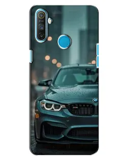 Чохол для Realme C3 з картинкою «BMW у вогнях міста»