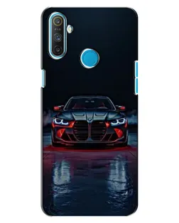 Чохол для Realme C3 з картинкою «BMW на мокрій дорозі»